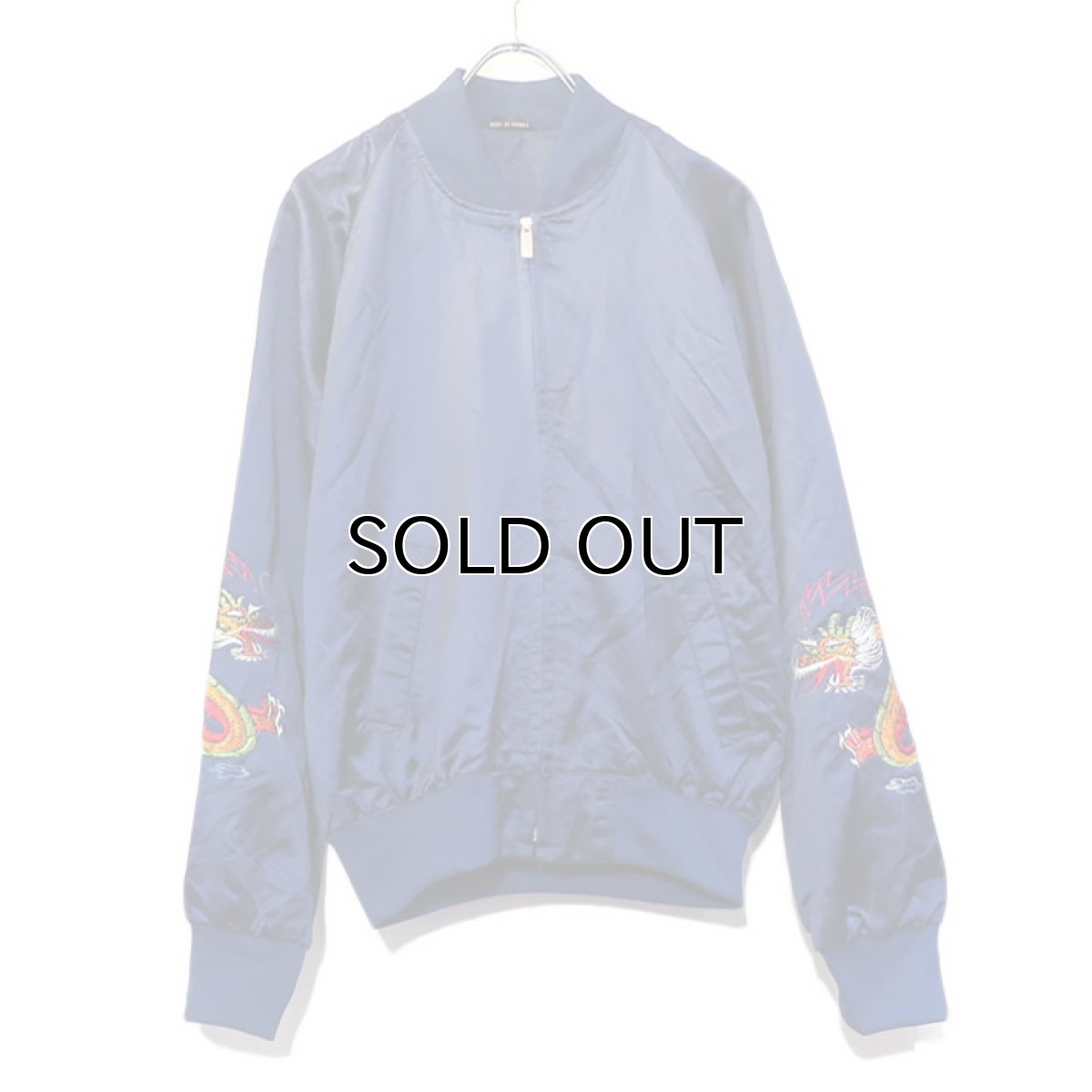 画像2: 1980's Nylon Satin Souvenir Jacket "KOREA" color : NAVY size M(表記M) (2)