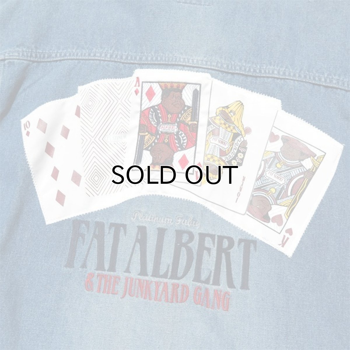 画像7: PLATINUM FUBU Fat Albert Denim Jacket  -DEAD STOCK- color : BLUE DENIM size XXL(表記XXL) (7)