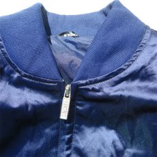 画像6: 1980's Nylon Satin Souvenir Jacket "KOREA"　color : NAVY　size M(表記M) (6)
