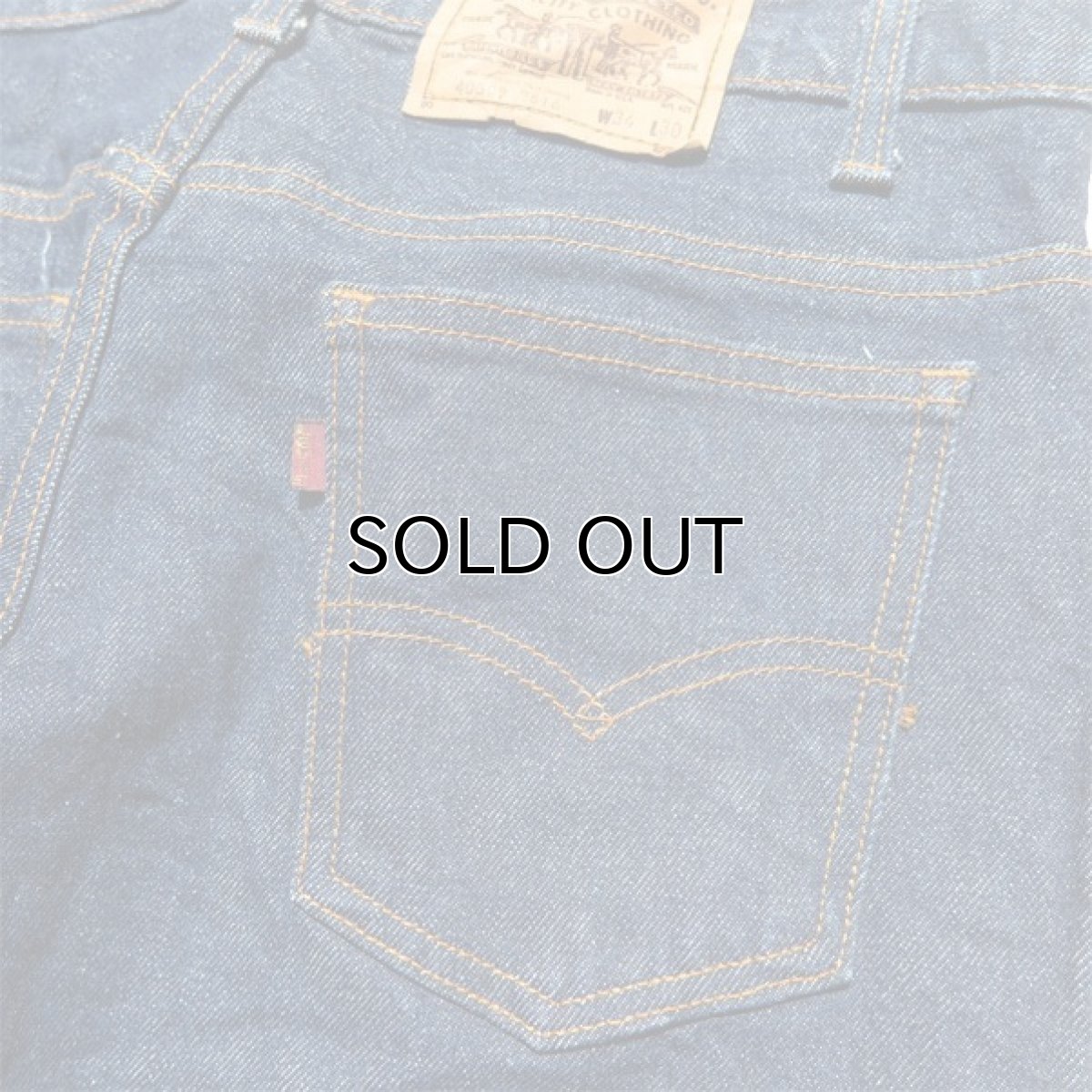 画像7: 1980's Levi's 509 Blue Denim 5-Pocket Pants　濃紺　W34INCH(表記W34L30) (7)