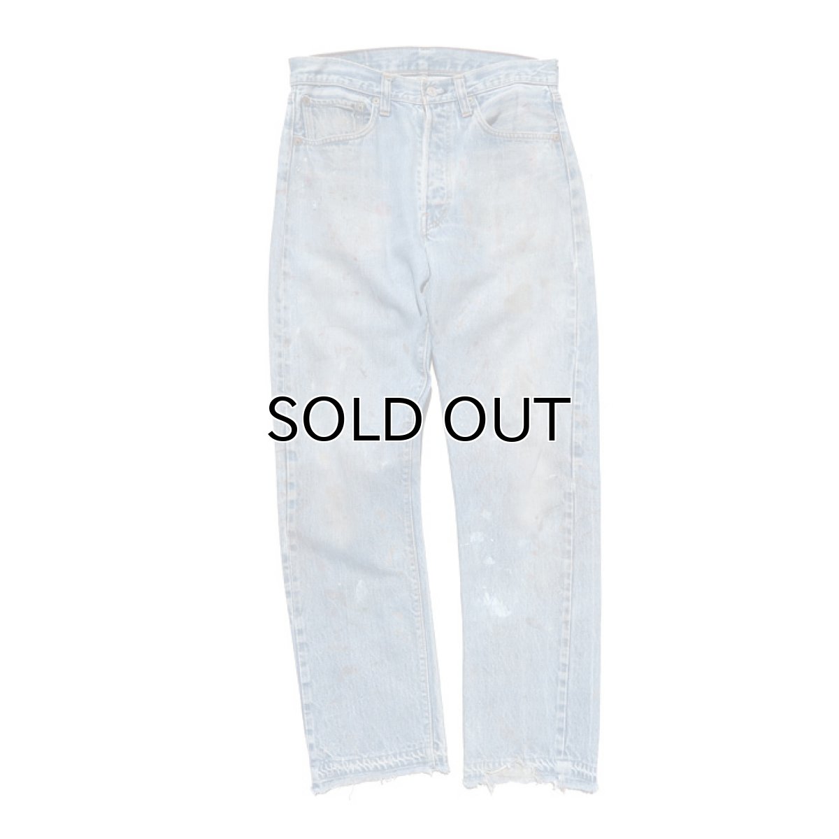 画像2: 1970's Levi's 501 Late 66 Indigo Denim 5-Pocket Pants　W30INCH(表記W32L32) (2)