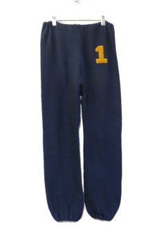 画像1: 1970's Champion REVERSE WEAVE Sweat Pants　NAVY　size M-L (表記不明) (1)