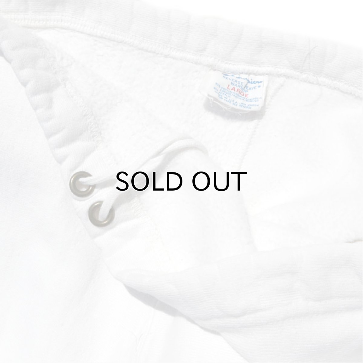 画像4: 1980's Champion REVERSE WEAVE Sweat Pants WHITE size S-M (表記L) (4)