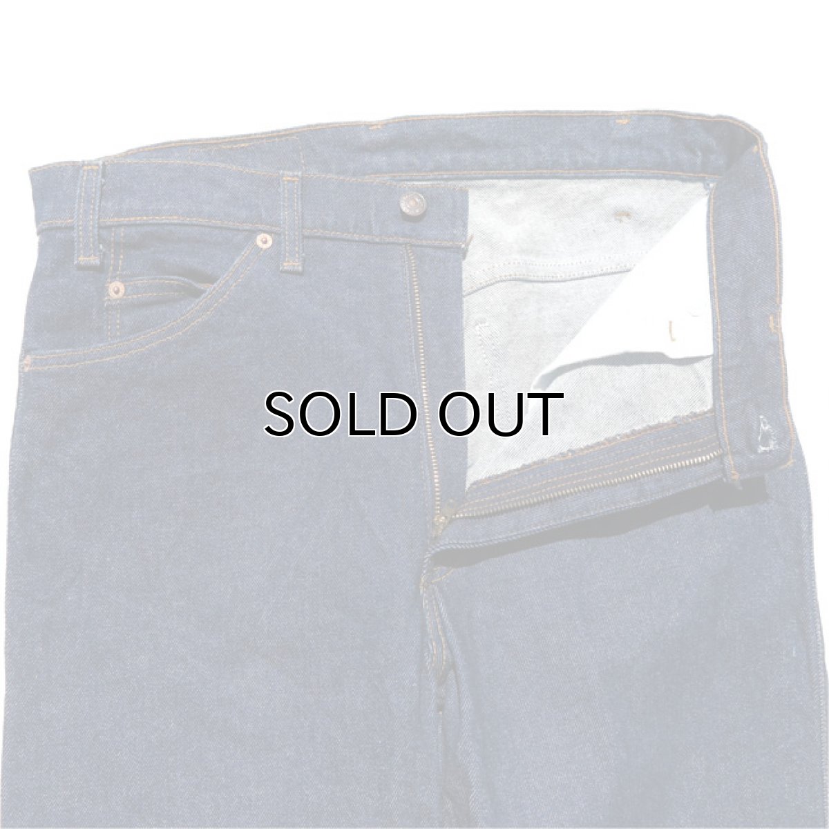 画像5: 1980's Levi's 509 Blue Denim 5-Pocket Pants　濃紺　W34INCH(表記W34L30) (5)