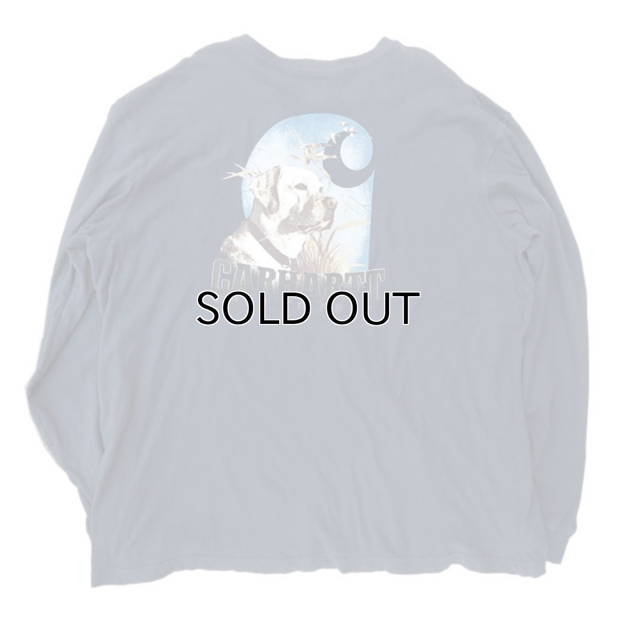 画像3: Carhartt  L/S Pocket T-Shirt with "Back Print" NAVY size XXL(表記XXL) (3)