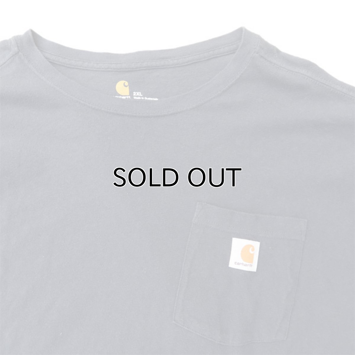 画像4: Carhartt  L/S Pocket T-Shirt with "Back Print" NAVY size XXL(表記XXL) (4)