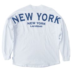 画像3: SPIRIT JERSEY "NEW YORK" Print Souvenir L/S T-Shirt　WHITE　size M-L(表記M) (3)