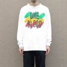 画像7: 1990's anvil "ONE BLOOD" Print L/S T-Shirt　WHITE　size LARGE(表記XL) (7)
