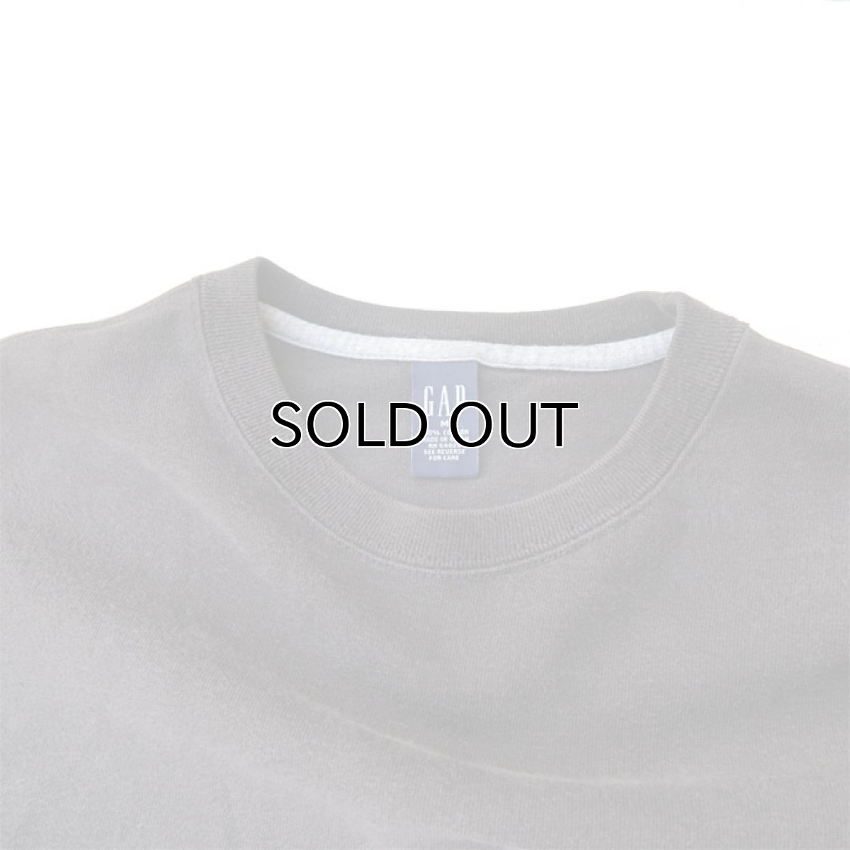 画像3: 1990's GAP Heavy Cotton 2-Tone L/S T-Shirt BLACK/GREY size M-L(表記M) (3)