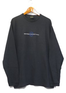 画像1: NAUTICA competition Logo Print L/S T-Shirt　BLACK　size L(表記L) (1)