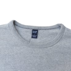 画像3: 1990's GAP Heavy Cotton 2-Tone L/S T-Shirt　GREY/NAVY　size L(表記L) (3)