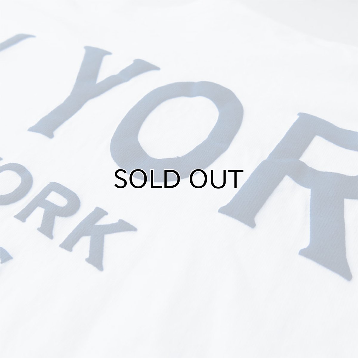 画像4: SPIRIT JERSEY "NEW YORK" Print Souvenir L/S T-Shirt　WHITE　size M-L(表記M) (4)