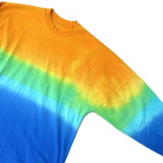 画像3: SPIRIT JERSEY Tie-Dye L/S T-Shirt　YELLOW~BLUE　size MEDIUM (表記M) (3)