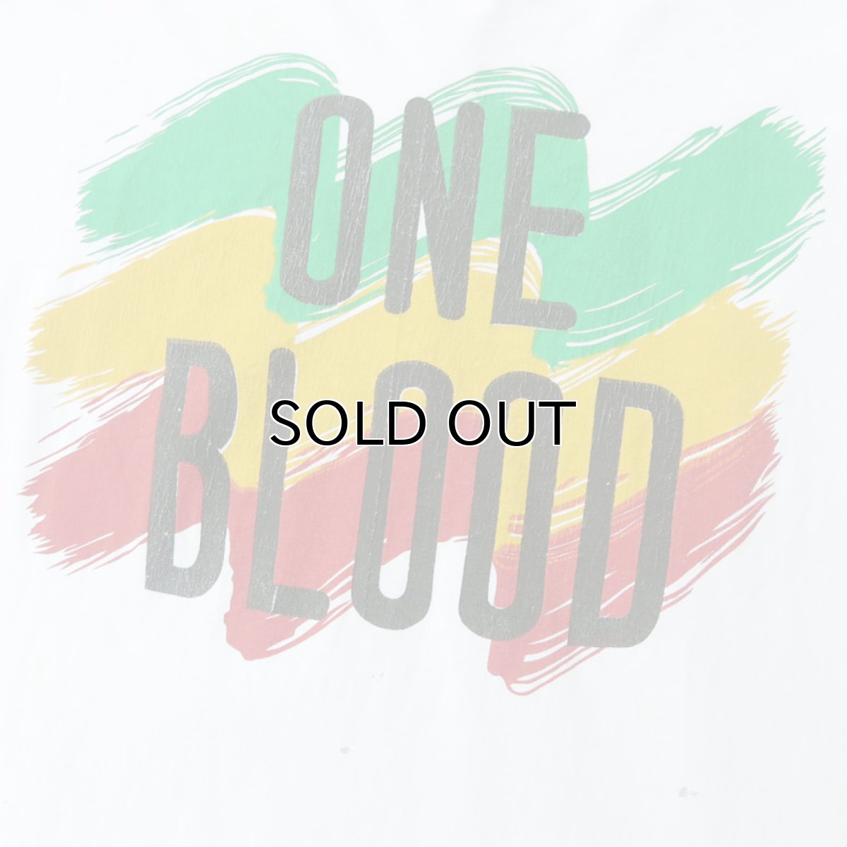 画像4: 1990's anvil "ONE BLOOD" Print L/S T-Shirt WHITE size LARGE(表記XL) (4)