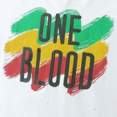 画像4: 1990's anvil "ONE BLOOD" Print L/S T-Shirt　WHITE　size LARGE(表記XL) (4)