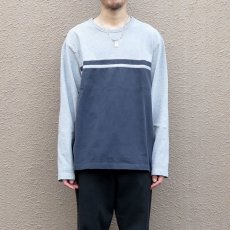 画像5: 1990's GAP Heavy Cotton 2-Tone L/S T-Shirt　GREY/NAVY　size L(表記L) (5)