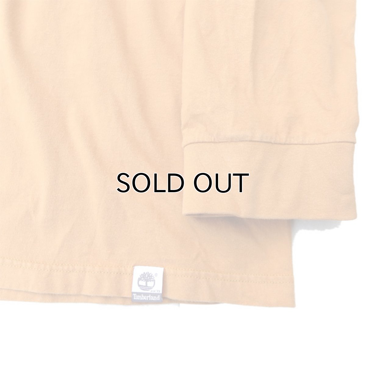 画像5: 1990's~ TIMBERLAND Logo Print L/S T-Shirt　MUSTARD　size XXXL (表記XXXL) (5)
