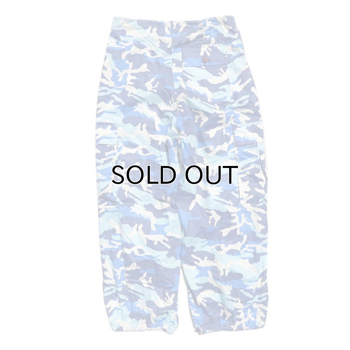 画像3: 1990's~ UFO Camouflage Cargo Trousers BLUE CAMO size ~W30INCH (表記XXS) (3)