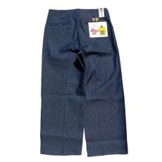 画像3: BEN DAVIS "THE GORILLA CUT" Wide Work Pants　BLUE DENIM　size W34INCH(表記34×30) (3)