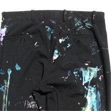 画像5: theory New York Summer Wool Slacks -HAND PAINTING-　BLACK　size W32INCH (表記38R) (5)