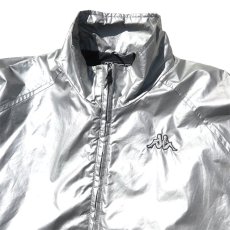 画像3: 1990's KAPPA Nylon Zip Up Jacket　SILVER　size M (表記LARGE) (3)