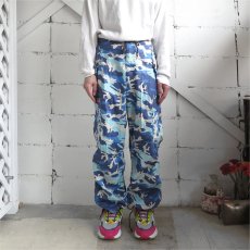 画像8: 1990's~ UFO Camouflage Cargo Trousers　BLUE CAMO　size ~W30INCH (表記XXS) (8)