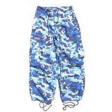 画像2: 1990's~ UFO Camouflage Cargo Trousers　BLUE CAMO　size ~W30INCH (表記XXS) (2)