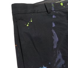 画像7: theory New York Summer Wool Slacks -HAND PAINTING-　BLACK　size W32INCH (表記38R) (7)