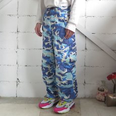 画像9: 1990's~ UFO Camouflage Cargo Trousers　BLUE CAMO　size ~W30INCH (表記XXS) (9)