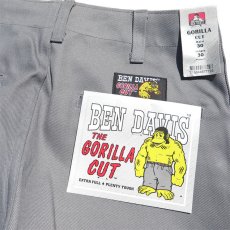 画像5: BEN DAVIS "THE GORILLA CUT" Wide Work Pants　GREY TWILL　size W30/L30,32 INCH (5)