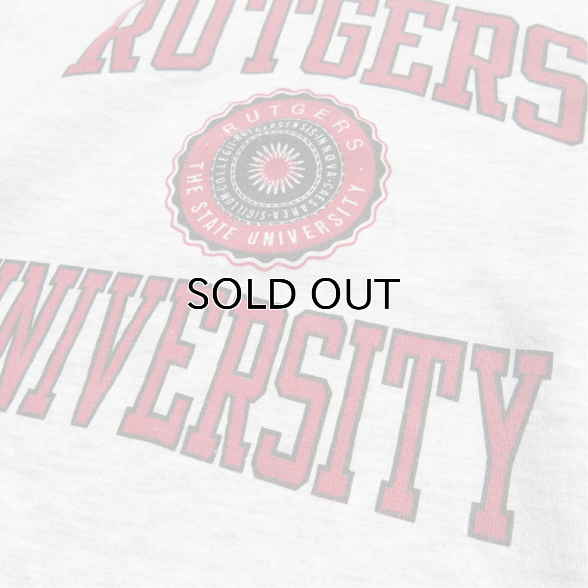画像4: 1990's Champion Crew Neck Sweat Shirt  "RUTGERS UNIVERSITY" OATMEAL size 表記 X-LARGE (4)