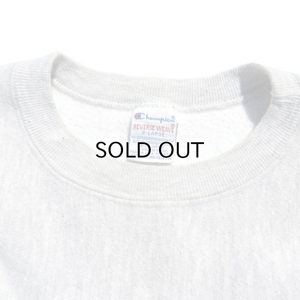 画像3: 1990's Champion REVERSE WEAVE Sweat Shirt  "MARITIME" H.GREY size 表記 X-LARGE (3)