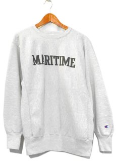 画像1: 1990's Champion REVERSE WEAVE Sweat Shirt  "MARITIME"　H.GREY　size 表記 X-LARGE (1)