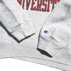 画像5: 1990's Champion Crew Neck Sweat Shirt  "RUTGERS UNIVERSITY"　OATMEAL　size 表記 X-LARGE (5)
