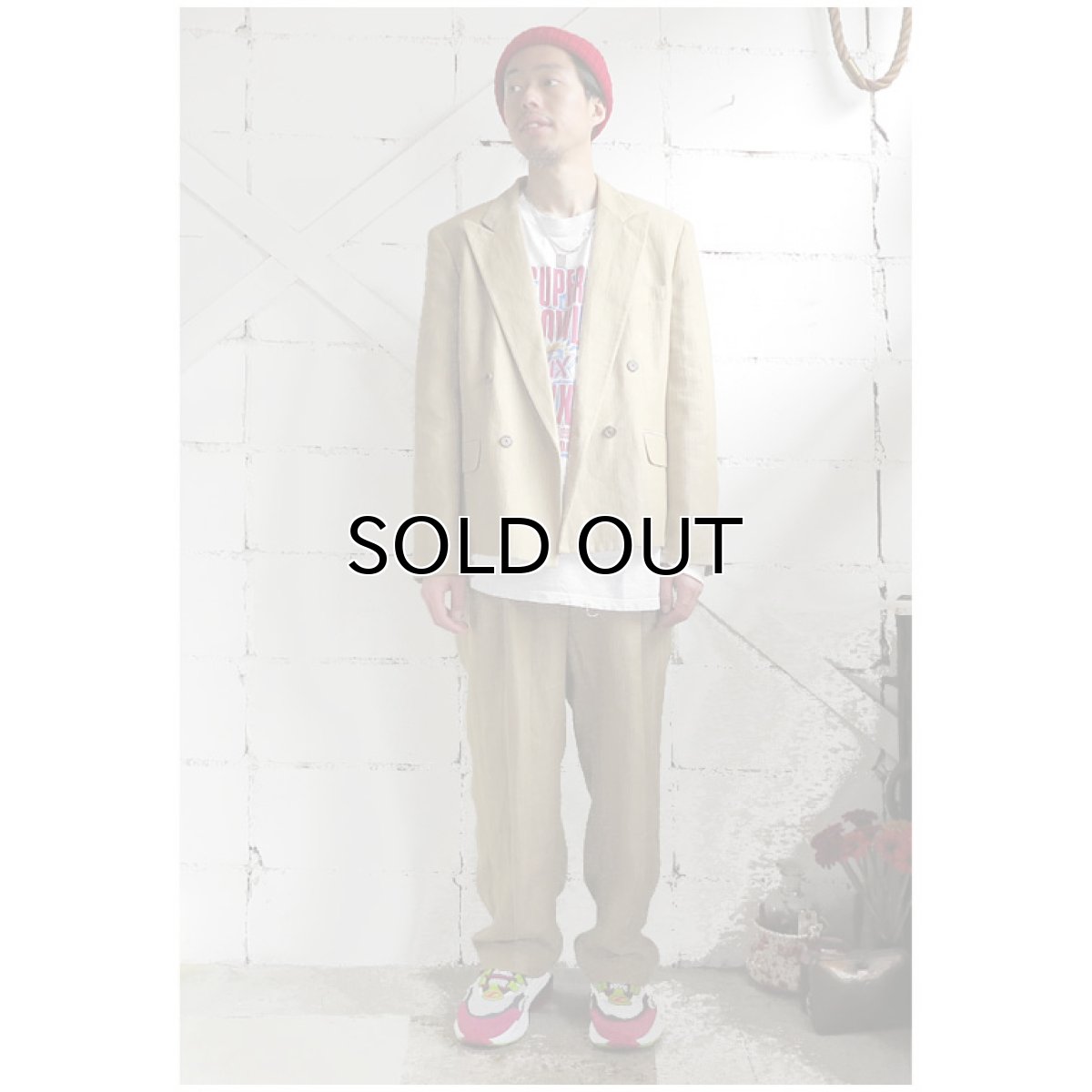 画像10: Ralph Lauren "LAUREN" Two Piece Set up -DEAD STOCK-　BEIGE　size M (表記16) (10)