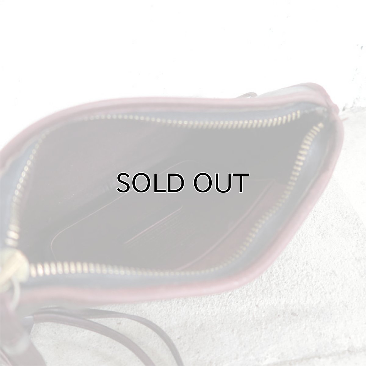 画像6: 1960-70's OLD COACH Leather Shoulder Bag 　BURGUNDY (6)