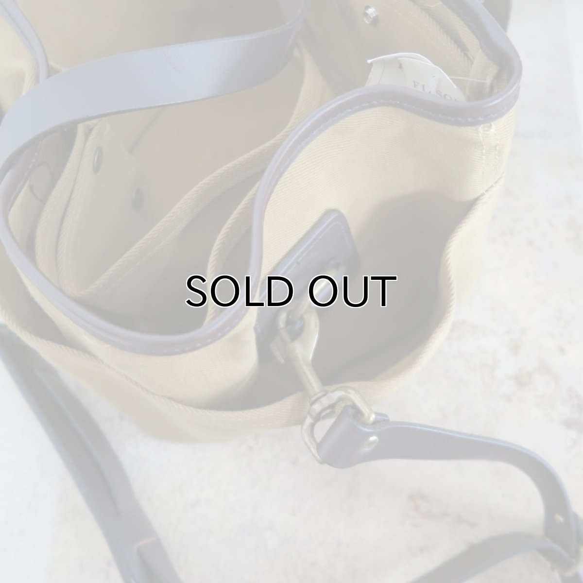 画像7: FILSON Rugged Twill Utility Bag 未使用品 TAN (7)