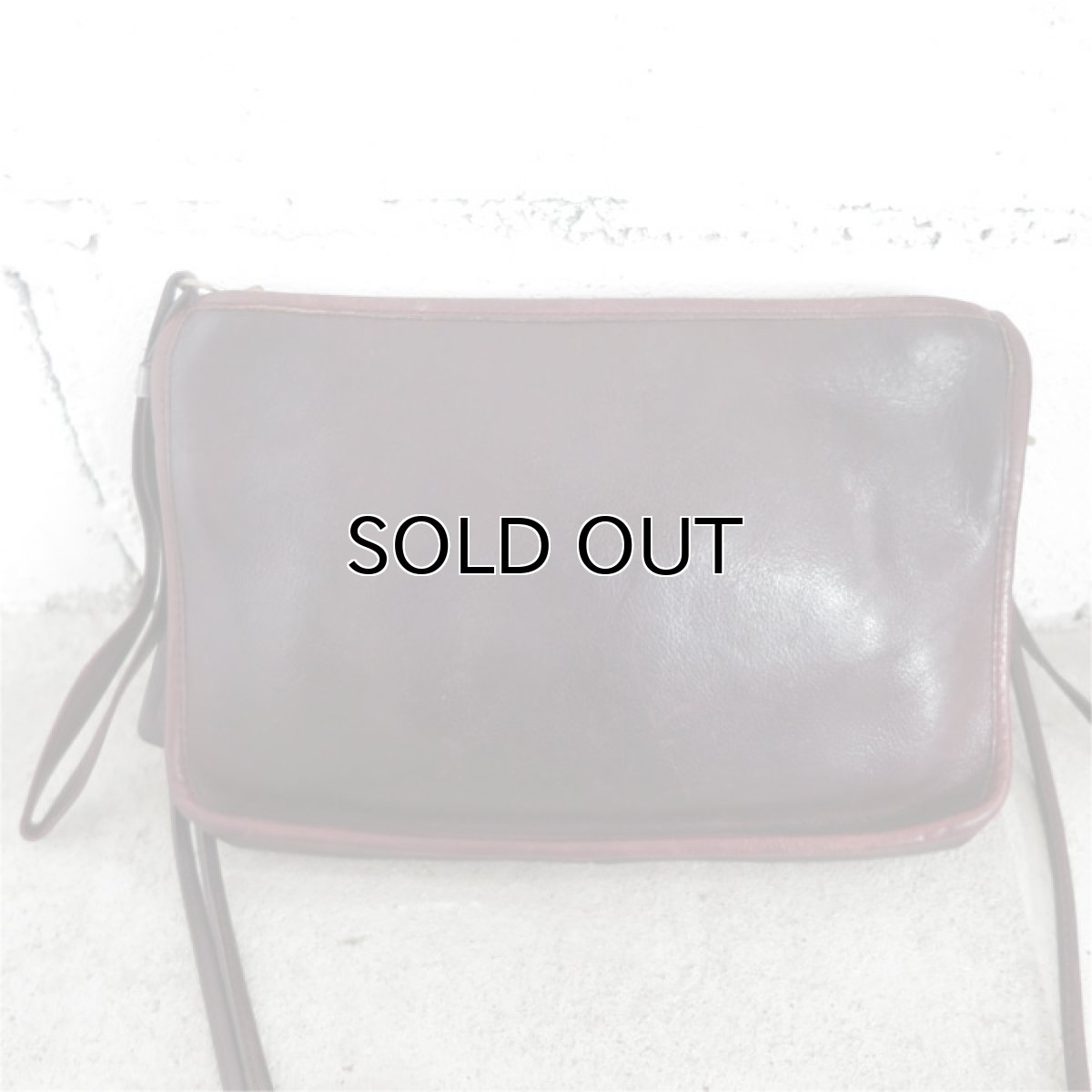 画像3: 1960-70's OLD COACH Leather Shoulder Bag 　BURGUNDY (3)