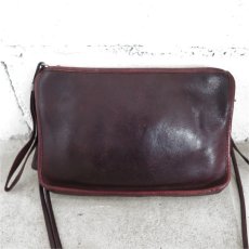 画像3: 1960-70's OLD COACH Leather Shoulder Bag 　BURGUNDY (3)
