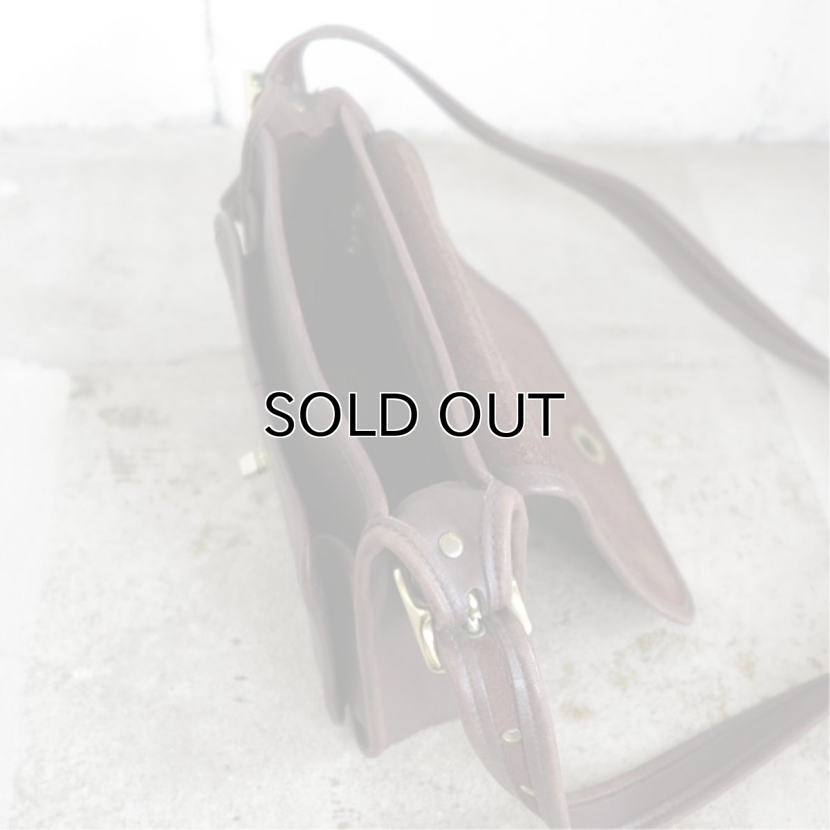 画像5: 1980-90's OLD COACH Leather Shoulder Bag 　BROWN (5)