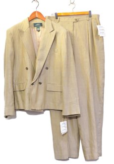 画像1: Ralph Lauren "LAUREN" Two Piece Set up -DEAD STOCK-　BEIGE　size M (表記16) (1)