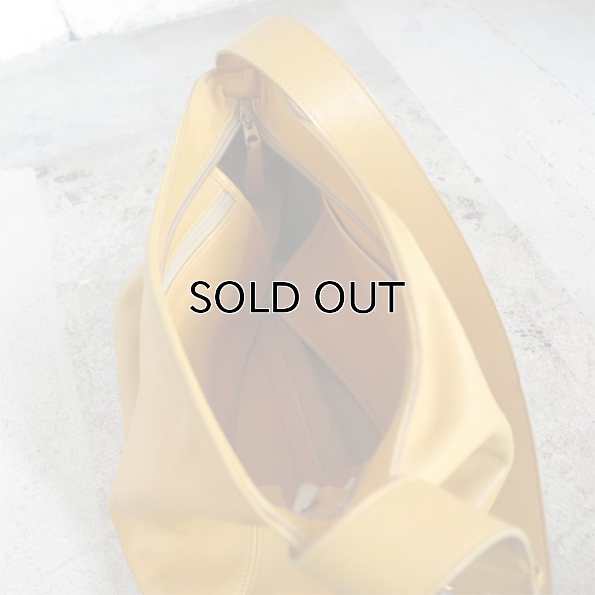 画像5: 1990's~ OLD COACH Leather Shoulder Bag 　MUSTARD (5)