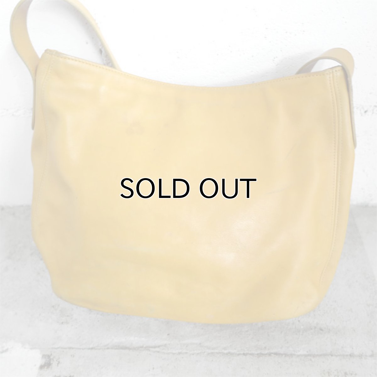 画像3: 1990's~ OLD COACH Leather Shoulder Bag 　MUSTARD (3)