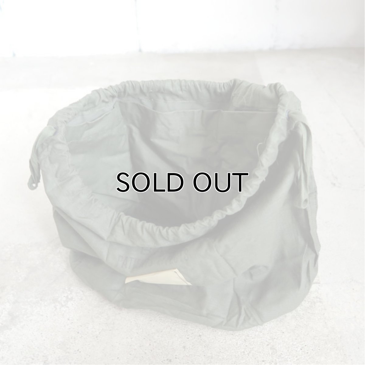 画像5: 1960's U.S. Military Patients Effects Bag -DEAD STOCK- OLIVE (5)