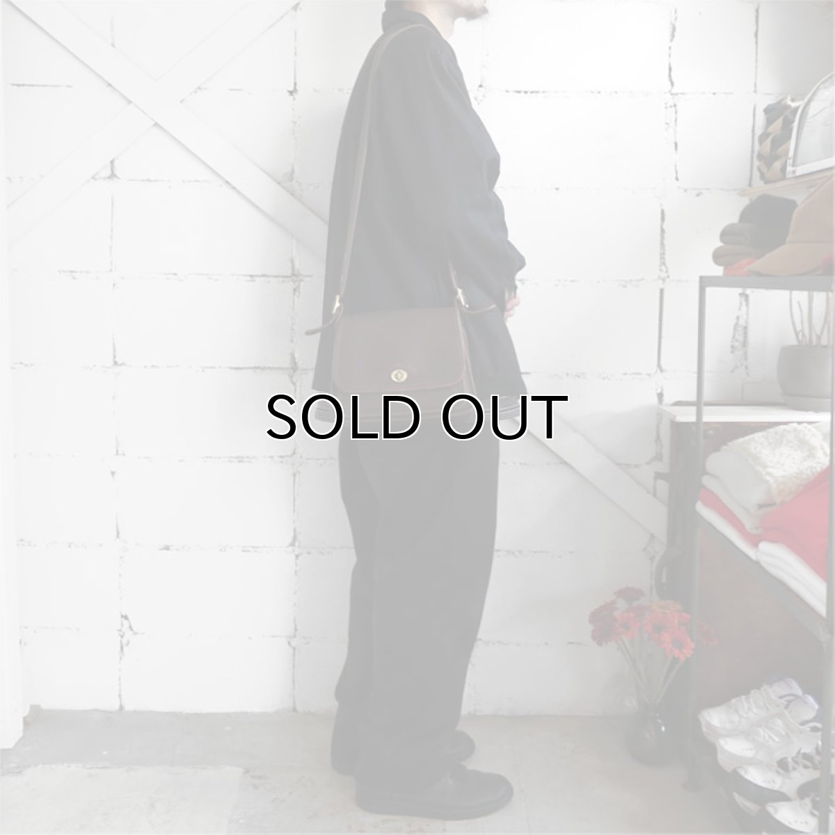 画像8: 1980-90's OLD COACH Leather Shoulder Bag 　BROWN (8)