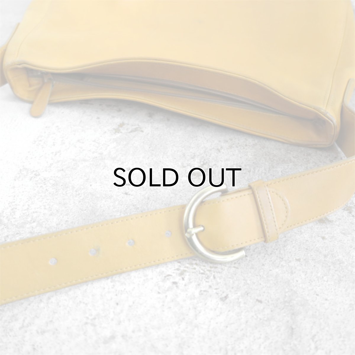 画像6: 1990's~ OLD COACH Leather Shoulder Bag 　MUSTARD (6)