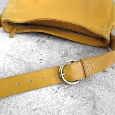 画像6: 1990's~ OLD COACH Leather Shoulder Bag 　MUSTARD (6)