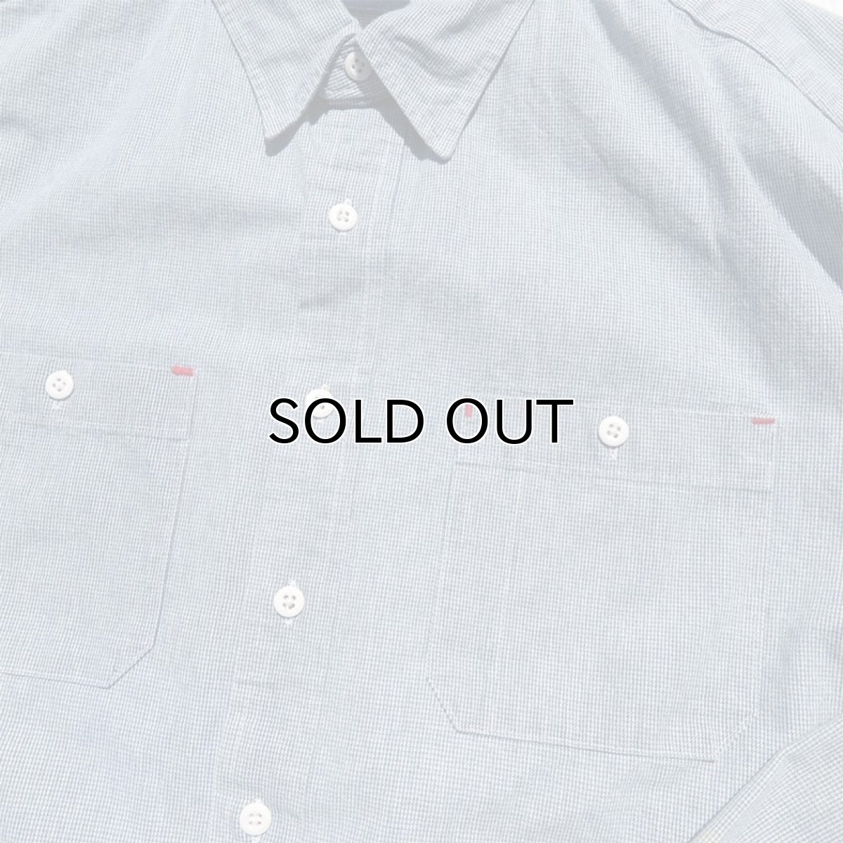 画像5: 1990's GAP L/S Work Shirt BLUE PIN CHECK size XL (表記L) (5)