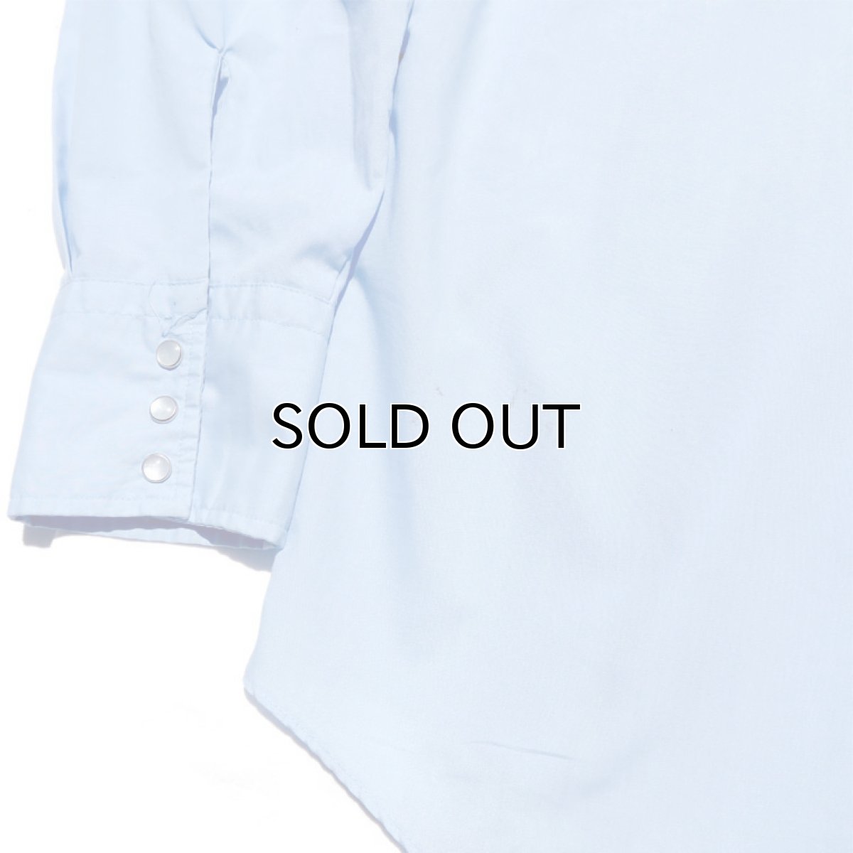 画像7: 1970-80's Van Cort L/S Western Shirt　SAX/BURGUNDY　size M-L (表記L) (7)