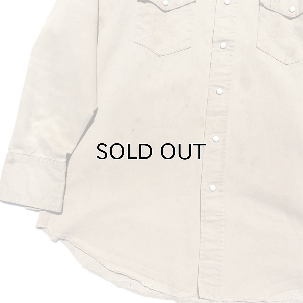 画像5: 1990's Wrangler L/S Western Shirt　KHAKI　size LARGE (表記不明) (5)